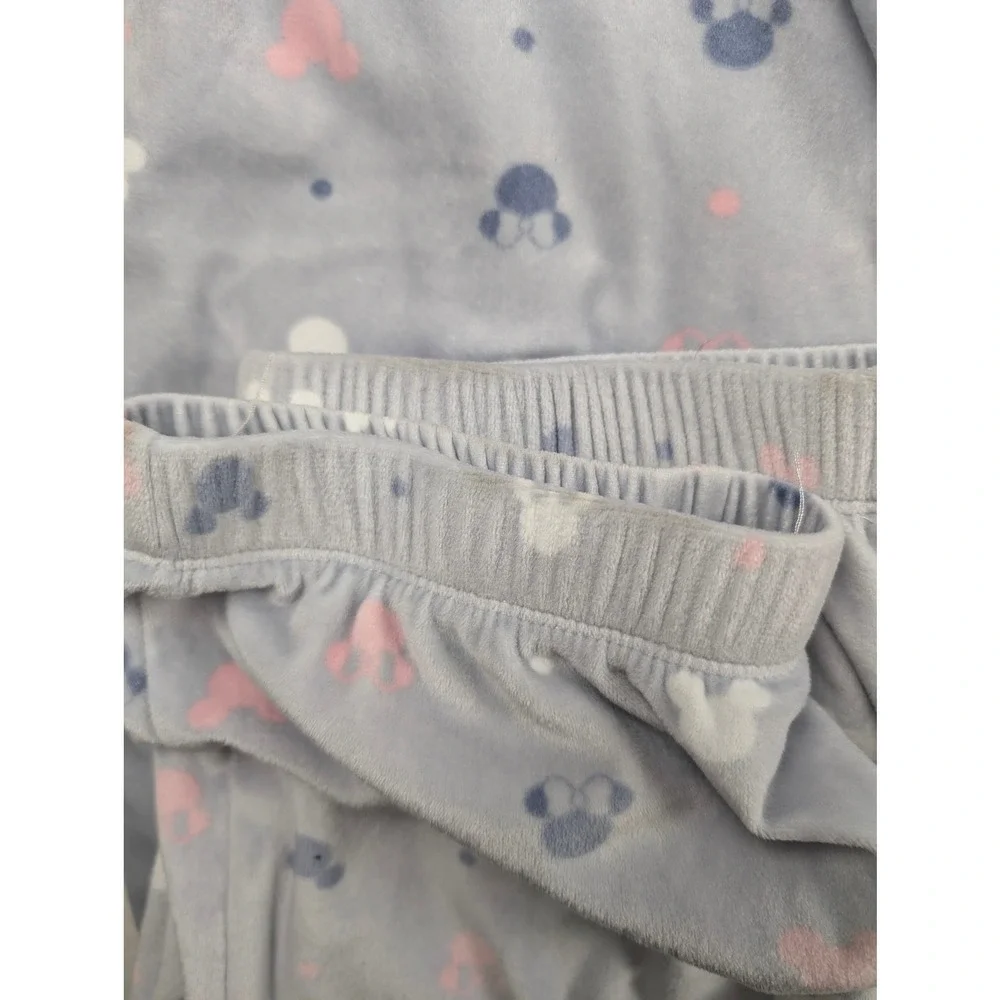 Disney Pajama 2 Piece‎ Set Women's Mickey Silky Stretch Fleece Long Sleeve XXL - Picture 7 of 13
